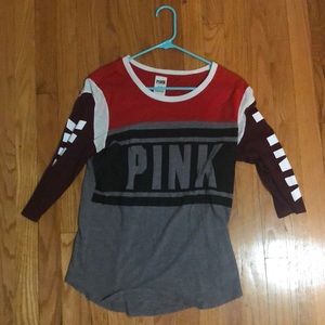 PINK three quarter sleeve